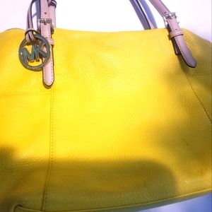 Canary yellow Michael Kors bag